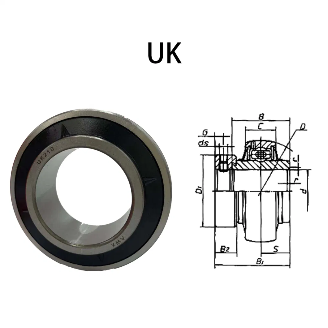 Pillow Block Bearing Bearing and Bearing Housing Ucf Bearings Ex311-32 G2 50.8X120X73/55.6mm Flanged Ball Bearing Insert Bearing