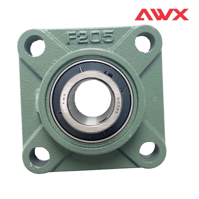AWX Cuscino a blocco UCF205 Cuscinetto a sfera inserito con lubrificazione a base di grasso