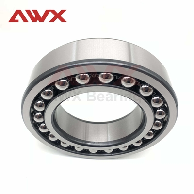 27 mm di larghezza Self Aligning Double Row Ball Bearings Industrial Nylon Cage Open Seal Tipo